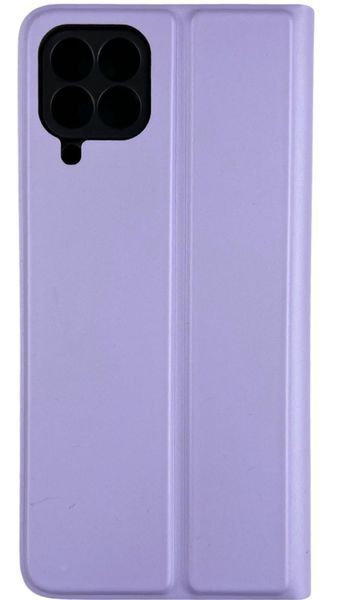Кожаный чехол книжка Fibra на Samsung Galaxy M33 (на самсунг м33) фиалковый 087755 фото