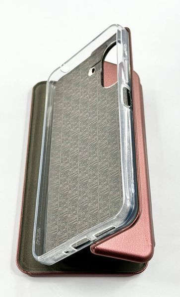 Чохол книжка Elegant book для Xiaomi Redmi 13C / бордовий 095895 фото