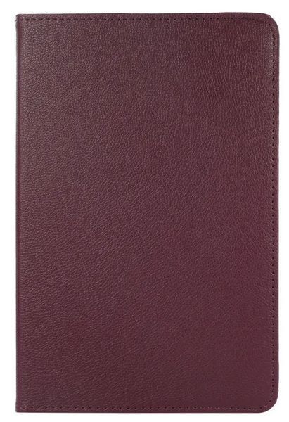 Шкіряний чохол книжка 360 для Samsung Galaxy Tab A11 (8.7") / баклажановий 203947 фото