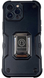 PC + TPU чехол Armor Magnet Ring для iPhone 13 Pro Max (на айфон 13 про макс) черный 085618 фото 1