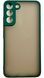 TPU чохол накладка Matte Color Case для Samsung Galaxy S22 Plus темно-зелений 092185 фото 2