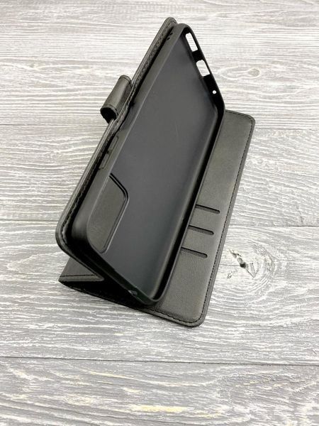Шкіряний чохол книжка Retro на ZTE Blade V50 Vita чорний 095030 фото