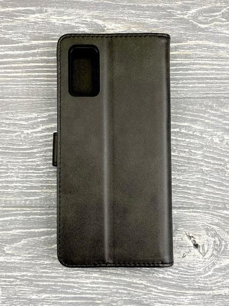 Шкіряний чохол книжка Retro на ZTE Blade V50 Vita чорний 095030 фото