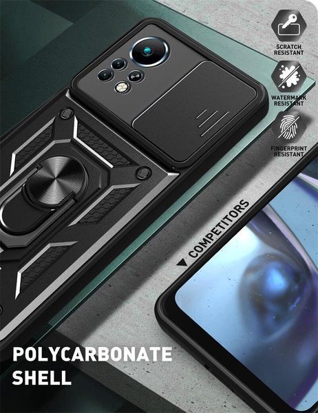 PC + TPU чохол Camshield armor для Infinix Note 12 / синій 089224 фото