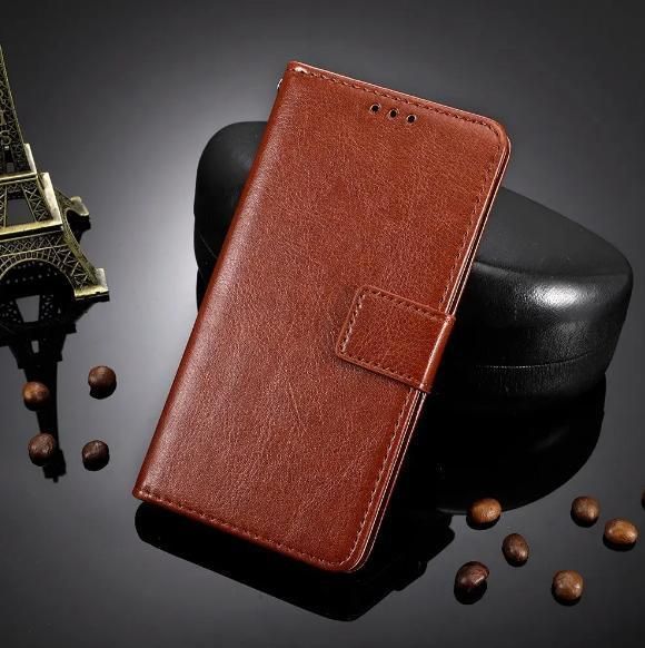 Чохол книжка Book case для Poco X7 Pro / коричневий 099465 фото