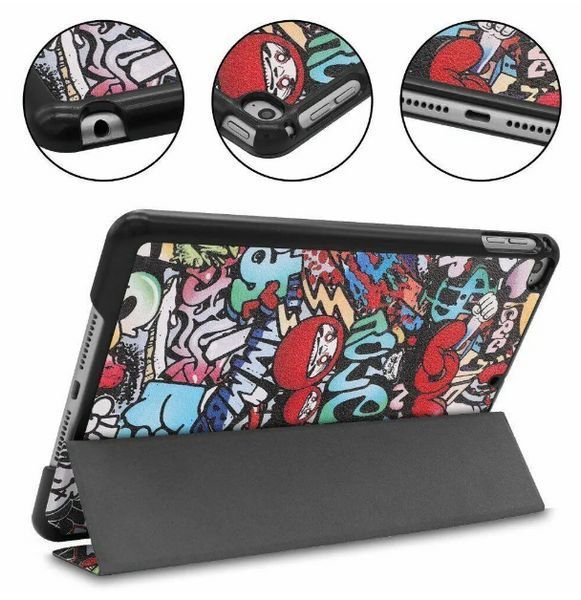 Чохол книжка Crazy Horse на планшет iPad mini 4 (7.9") 2015 / graffiti 202945 фото