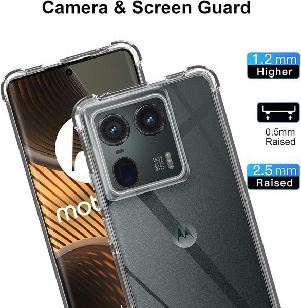 Чохол накладка WXD для Motorola Edge 50 Ultra / прозорий 097416 фото