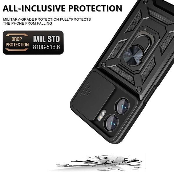 PC + TPU чехол Camshield armor для OPPO A57S / красный 089425 фото