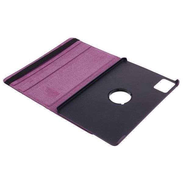 Кожаный чехол книжка 360 для Lenovo Xiaoxin Pad 2024 (11") / фиолетовый 094699 фото
