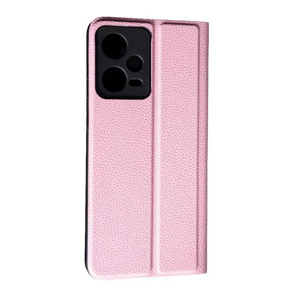 Чехол книжка Fibra case для Xiaomi Redmi Note 12 Pro (5G) / розовый 094450 фото