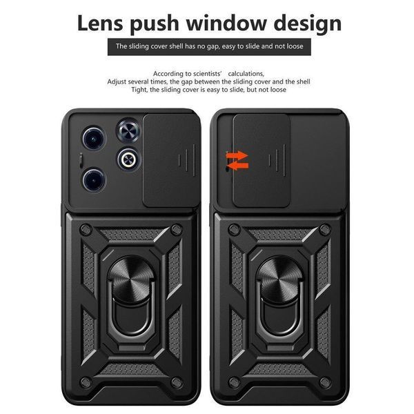 PC + TPU чохол Camshield armor для Infinix Smart 8 / сріблястий 094587 фото