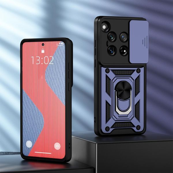 PC + TPU чохол Camshield armor для OnePlus 12 / синій 097115 фото