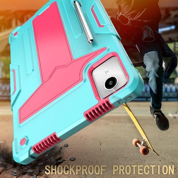 Чохол Space case на планшет Lenovo Tab K11 2024 (11") / блакитний + малиновий 097819 фото
