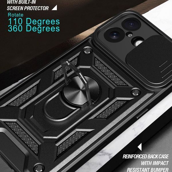PC + TPU чохол Camshield Armor для iPhone 17 / чорний 100642 фото