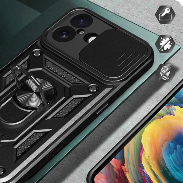 PC + TPU чохол Camshield Armor для iPhone 17 / чорний 100642 фото