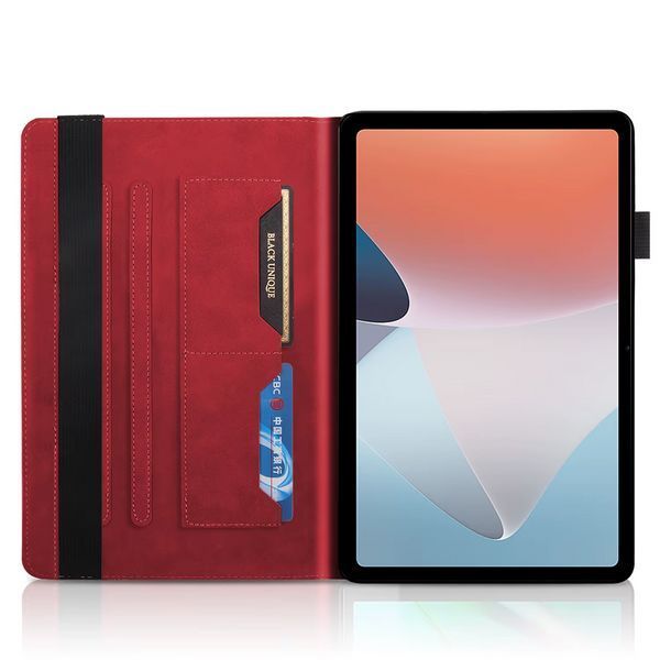 Чохол книжка Wood Book на планшет OPPO Pad Air (10.36")/червоний 098713 фото