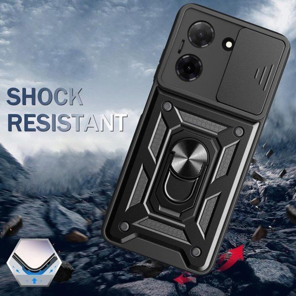 PC + TPU чехол Camshield Armor для Xiaomi Redmi A5 (global) / черный 099761 фото