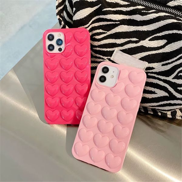 Чохол силіконовий Heart Glossy Silicone на iPhone 15 Pro Max/рожевий 098116 фото