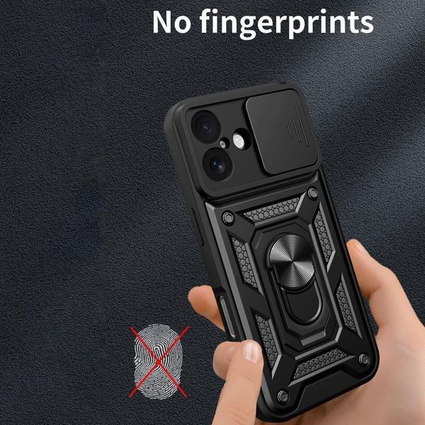 PC + TPU чохол Camshield Armor для iPhone 17 / чорний 100642 фото
