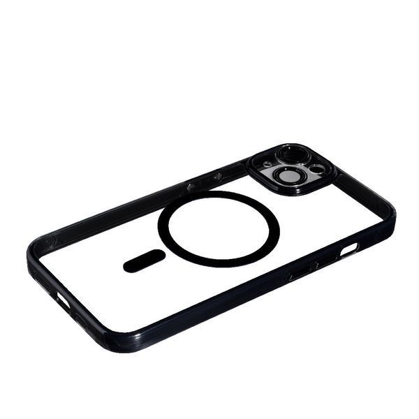 Чохол Aluminium With Magsafe для iPhone 15 Black 095195 фото