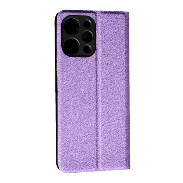 Чохол-книжка Fibra case для Xiaomi Redmi 12 фіолетовий 094409 фото