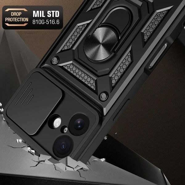 PC + TPU чохол Camshield Armor для iPhone 17 / чорний 100642 фото