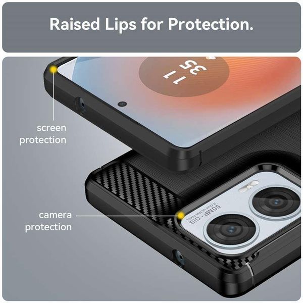 TPU чохол накладка Urban для Motorola Edge 50 Fusion / чорний 201213 фото