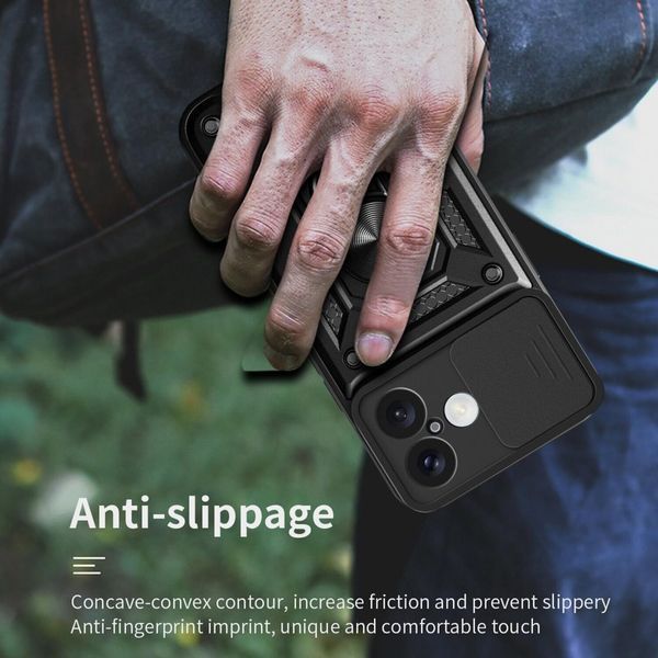 PC + TPU чохол Camshield Armor для iPhone 17 / чорний 100642 фото