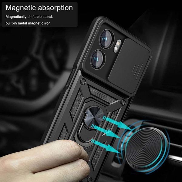 PC + TPU чехол Camshield armor для OPPO A57S / красный 089425 фото