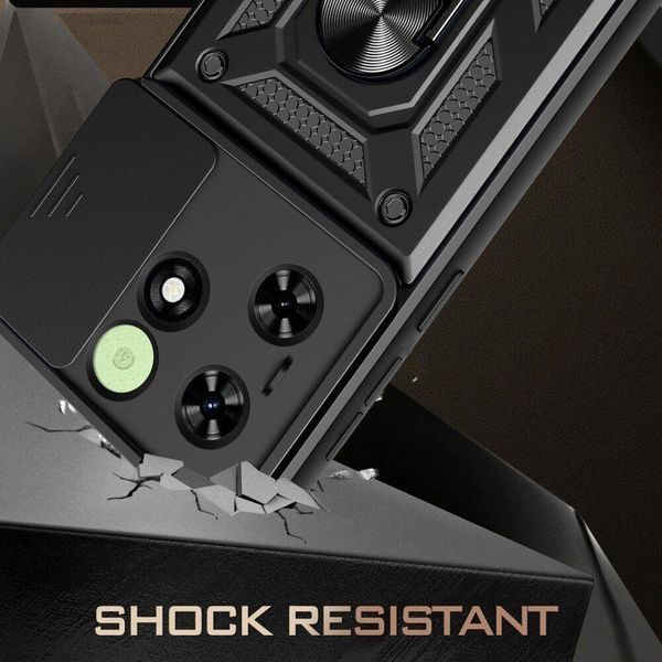 PC + TPU чехол Camshield armor для Tecno Pop 8 / красный 097408 фото
