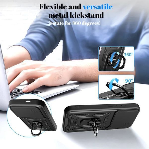 PC + TPU чехол Camshield armor для Poco F8 Pro / светло-зеленый 100965 фото
