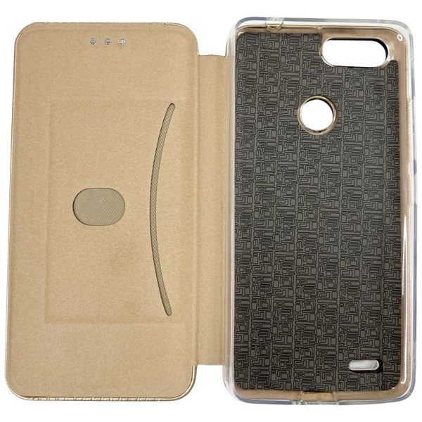 Чохол книжка New Elegant для Tecno POP 2F (B1f) (на текноп 2ф) золотистий 084966 фото
