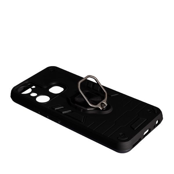 PC + TPU чохол New Transformer для Infinix Hot 20i чорний 088325 фото