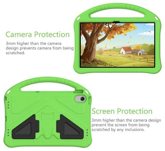 Чехол New Kids Case на Lenovo Tab M10 Plus (3gen) 10.6" / (зеленый) 200127 фото