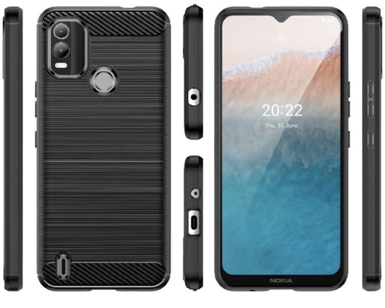 TPU чохол накладка Urban для Nokia C21 Plus / чорний 87504 фото