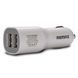 Автомобільна зарядка Remax на 2 USB (1.0 A/A 2.1) довга версія 20-001 фото 1