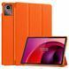 Шкіряний чохол книжка Crazy Horse для Lenovo Xiaoxin Pad 2024 (11") / помаранчевий 100793 фото 1