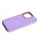 TPU чохол Leather New на iPhone 14 Pro Max (на айфон 14 про макс) фіалковий 086707 фото 2