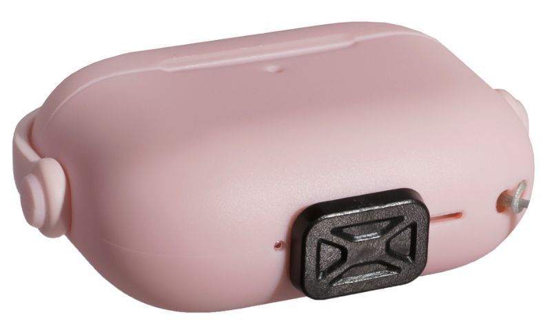 Силиконовый чехол Fashion Pods с карабином для AirPods Pro 3 / Color Pink Sand 204171 фото