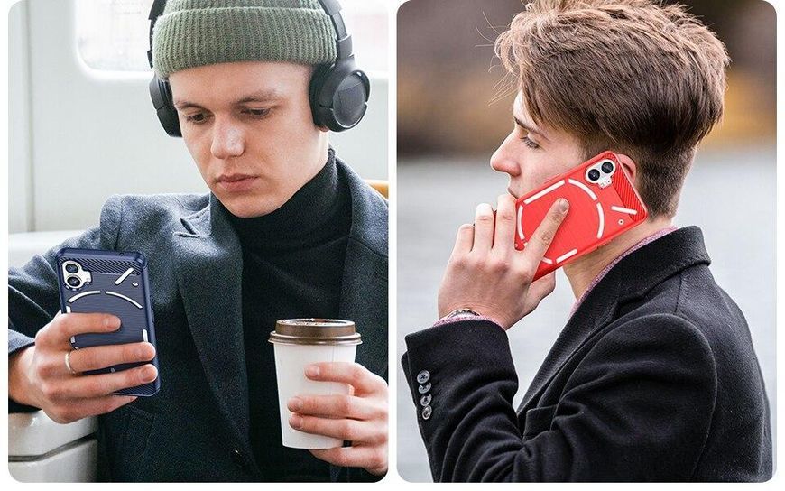 TPU чехол накладка Urban для Nothing Phone 1 / черный 090083 фото