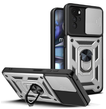 PC + TPU чохол Camshield armor для Motorola G22 / сріблястий 89376 фото