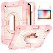 PC + TPU чохол Carbon Armor Cover Tablet на Samsung Galaxy Tab S9 (11") / рожевий
