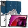 Чехол книжка Crazy Horse на планшет Lenovo Tab K11 2024 (11") / good night