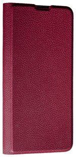 Кожаный чехол книжка Fibra case на Samsung Galaxy A07 (A075) / bordo 203877 фото