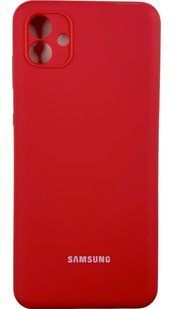 Чехол Soft touch для Samsung Galaxy A04 / красный 087700 фото
