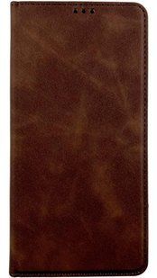 Кожаный чехол книжка Amsterdam на Samsung Galaxy M53 коричневый 088058 фото