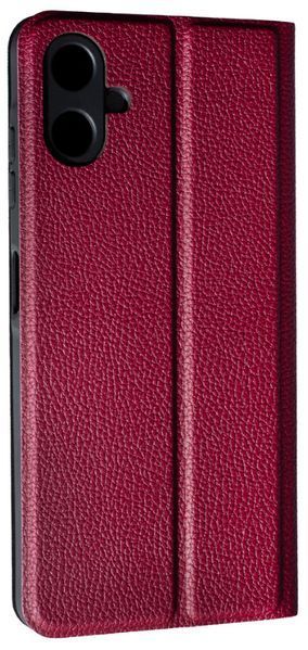 Шкіряний чохол книжка Fibra case на Samsung Galaxy A07 (A075) / bordo 203877 фото