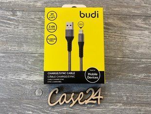 USB кабель Budi на Lightning (2.4 А) 2m 81850 фото