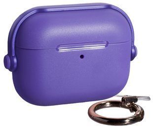 Силиконовый чехол Fashion Pods с карабином для AirPods Pro 3 / Color Violet 204172 фото