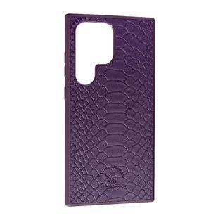 Чехол силиконовый Santa Barbara Snake для Samsung Galaxy S24 Ultra фиолетовый 094937 фото
